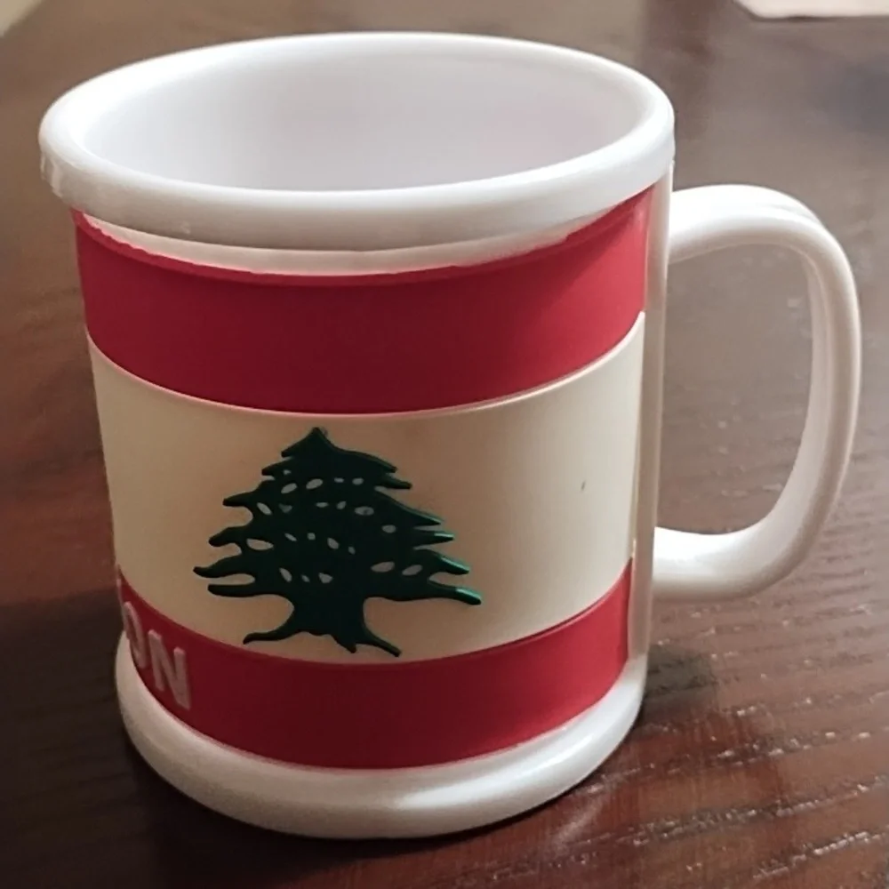 LEBANON CUP OF COFFEE FROM . NEVER USED.